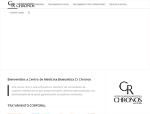 Tablet Screenshot of crchronos.cl